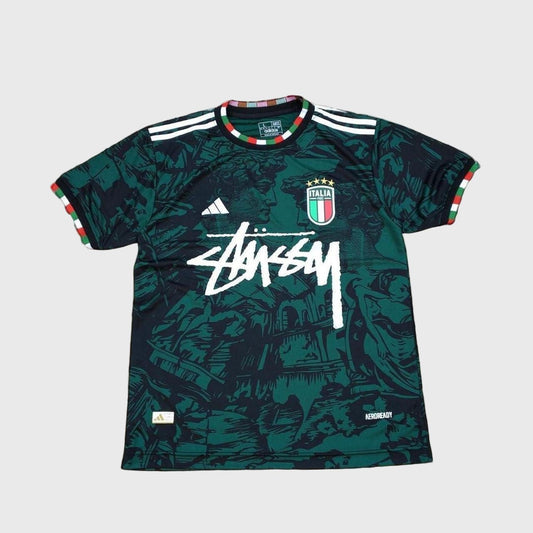 STÜSSY X “ITALY” JERSEY - GREEN - The Kit Outlet